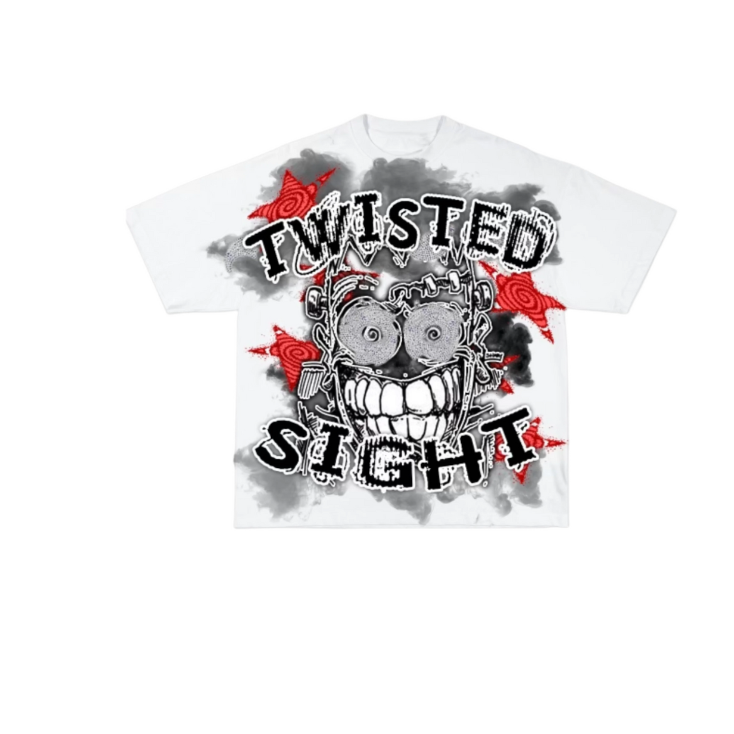 RED DENIM T-SHIRT