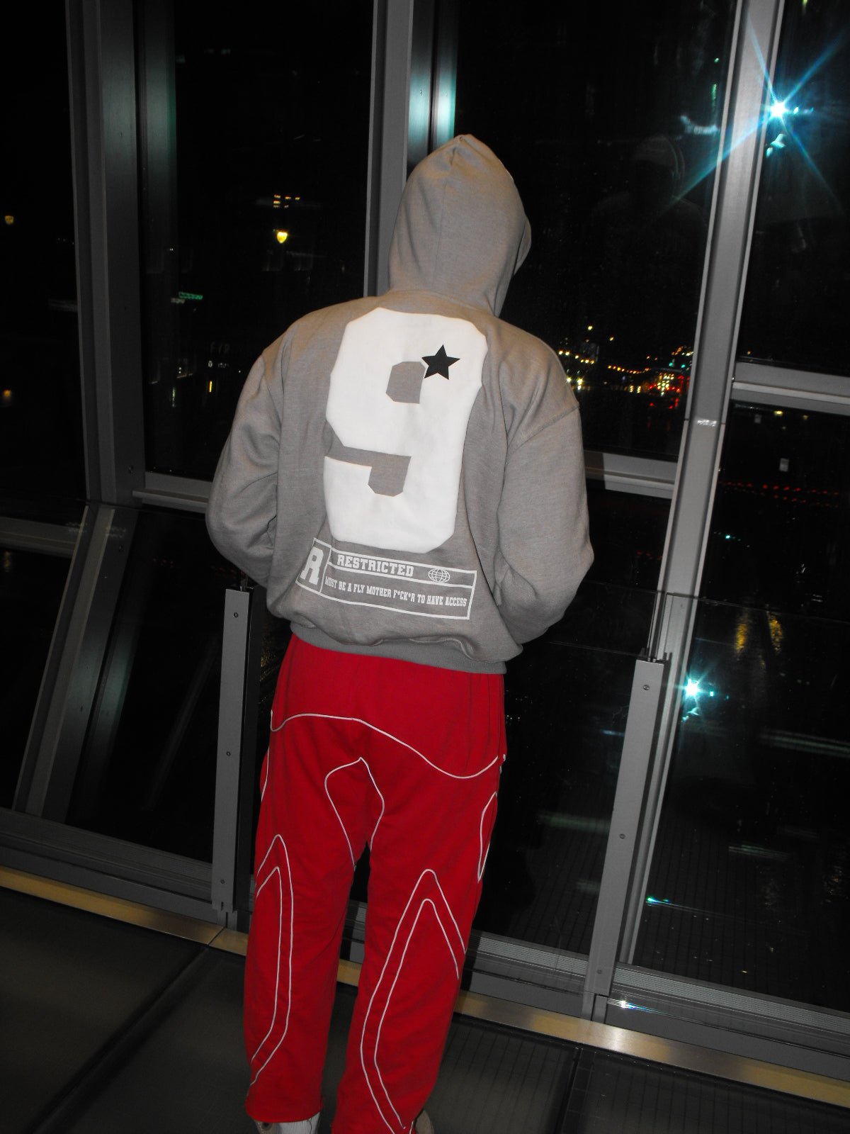 Cool Grey “Twistedsight Zip hoodie”