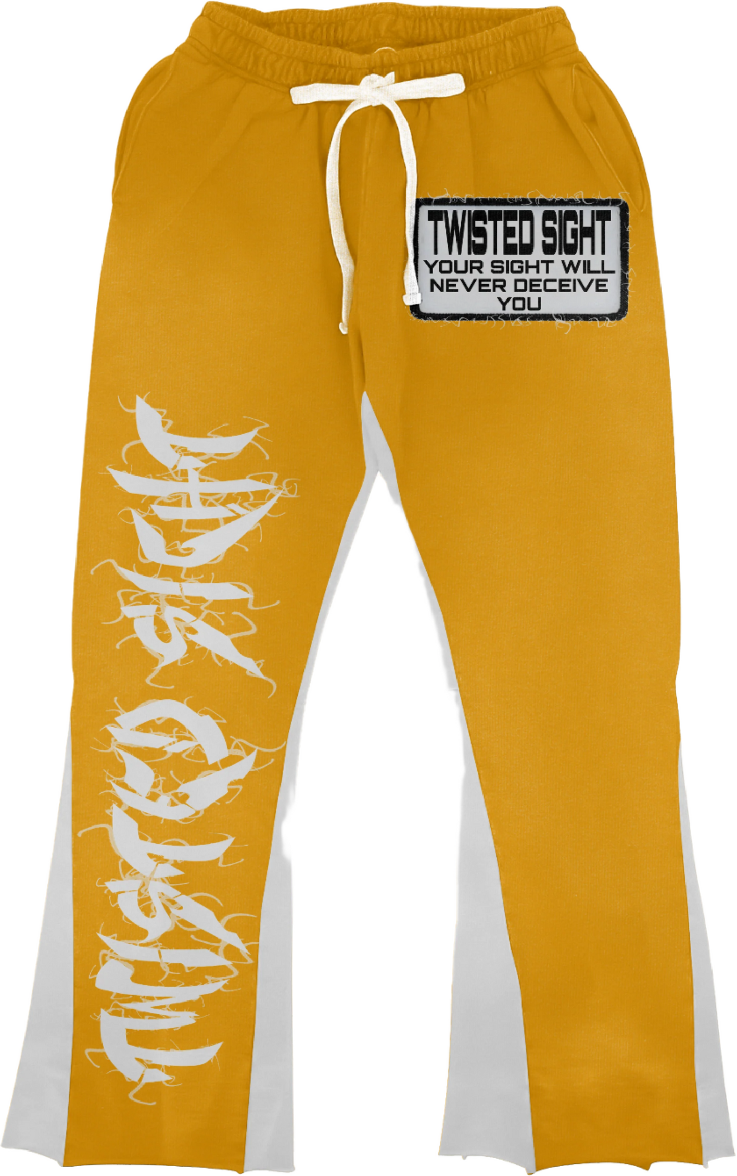 Mustard Yellow "Twisted Sight Sweats"