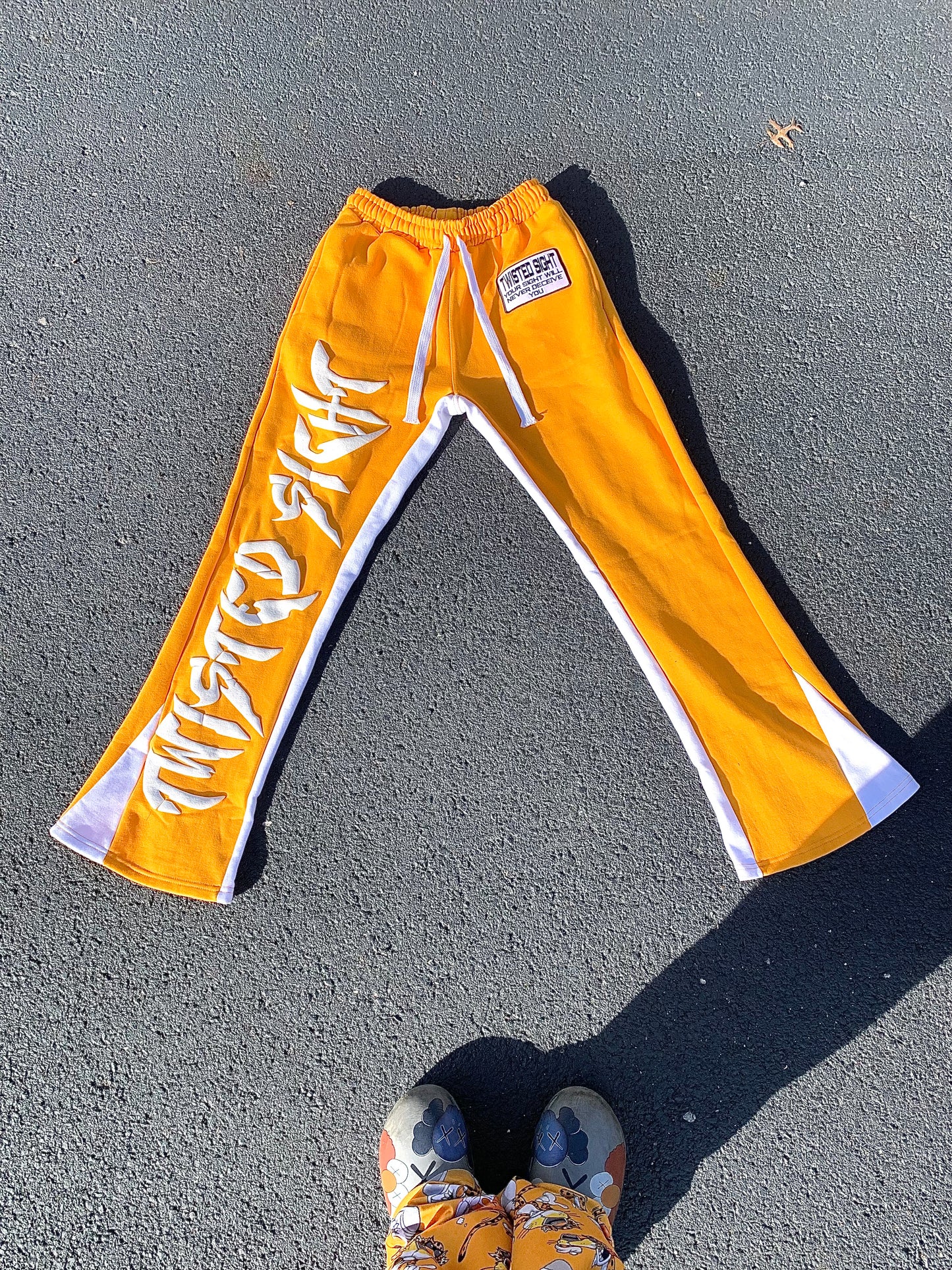 Mustard Yellow "Twisted Sight Sweats"