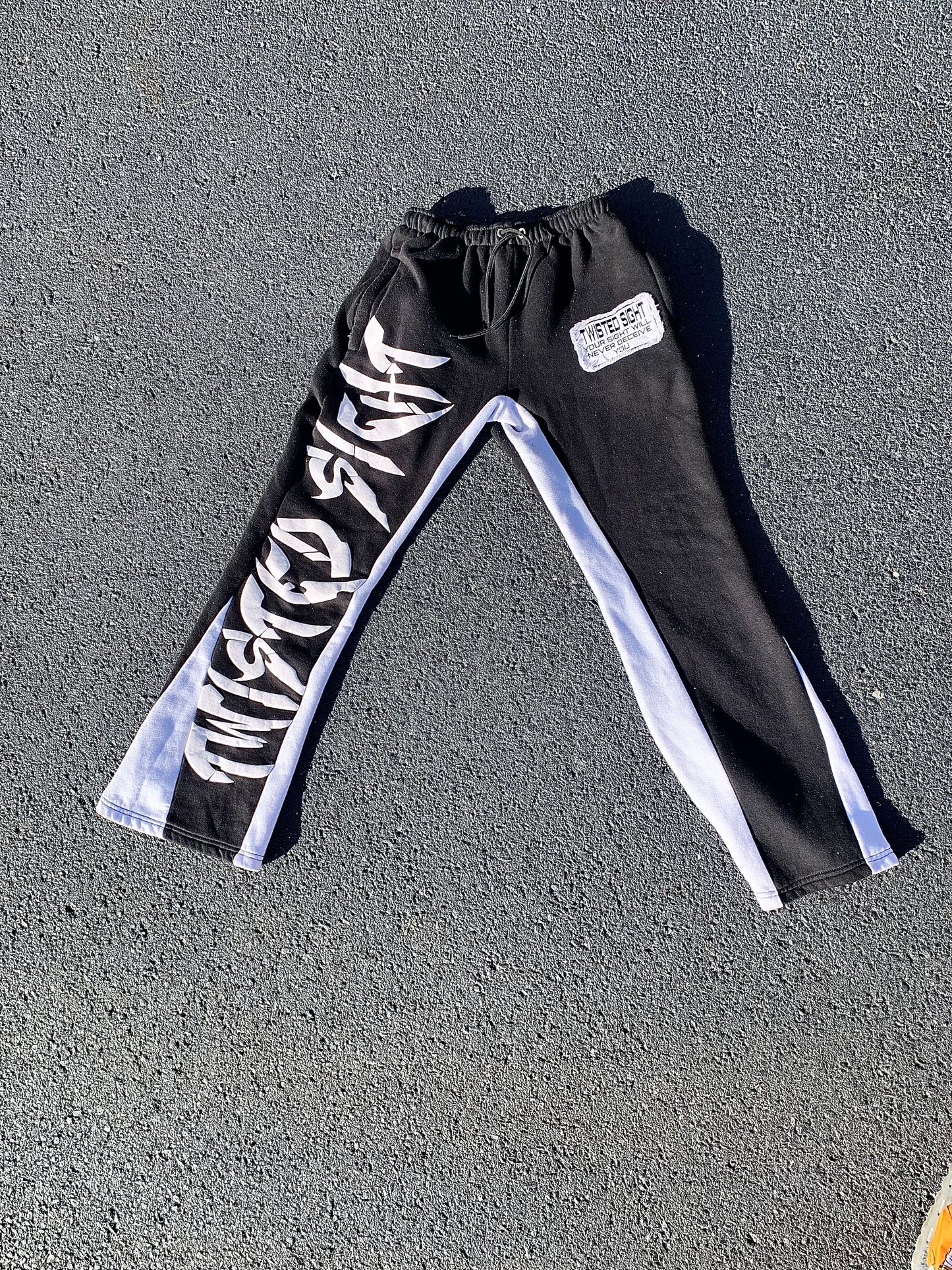 Jet Black "Twisted Sight Sweats
